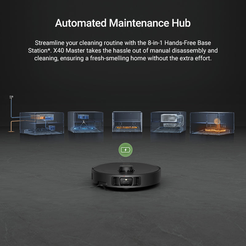 Dreame X40 Master Robot Vacuum with Auto Water Refilling and Draining