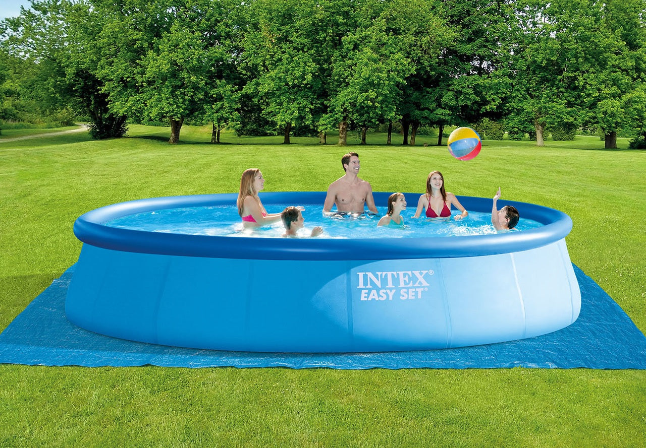 Intex 18' x 48" Easy Set Round Swimming Pool Complete Set