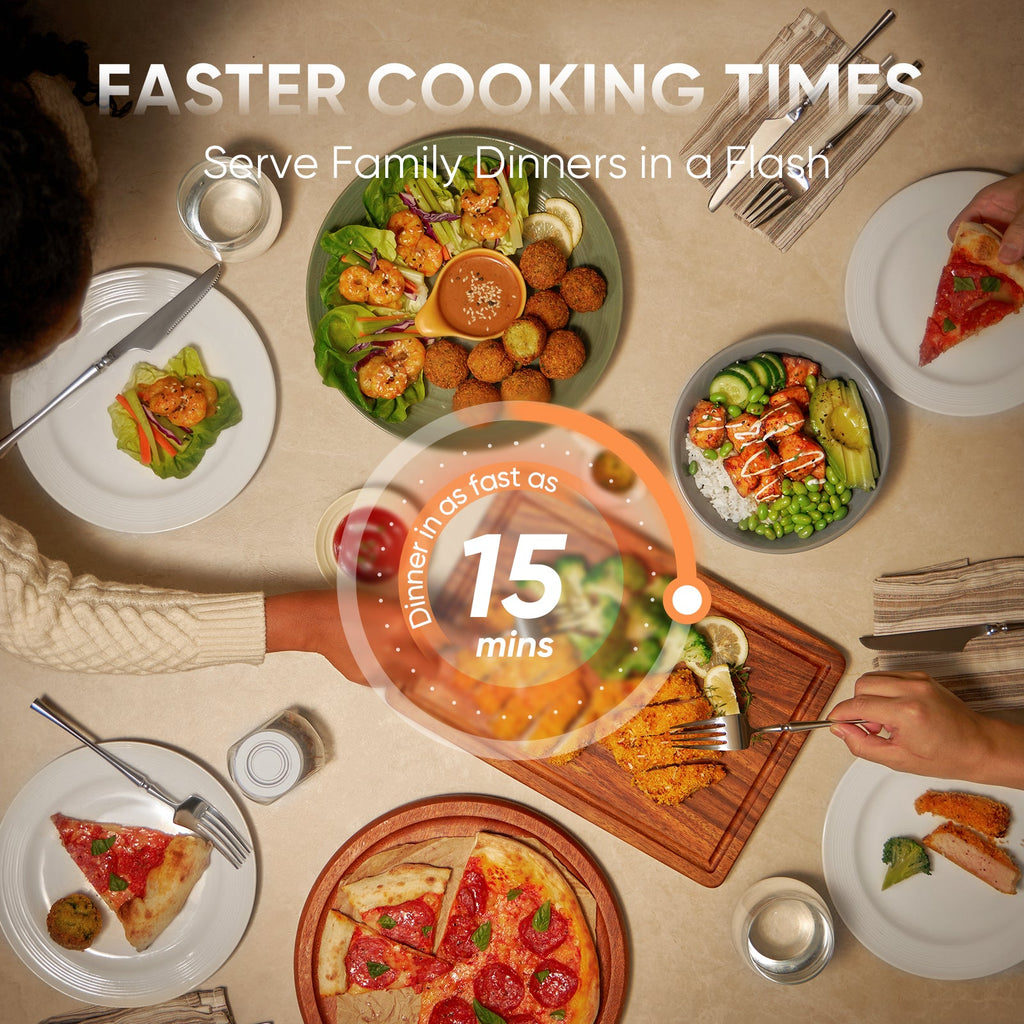 TurboBlaze™ 6.0-Quart Air Fryer - Dark Gray