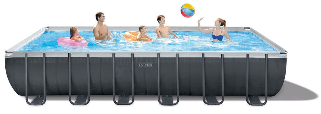 Intex 24' x 12' x 52" Ultra XTR Rectangular Frame Pool Set with Sand Filter Pump