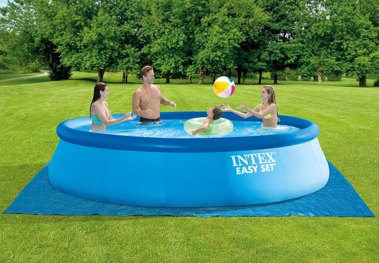 Intex 15' x 42" Easy Set Round Swimming Pool Complete Set