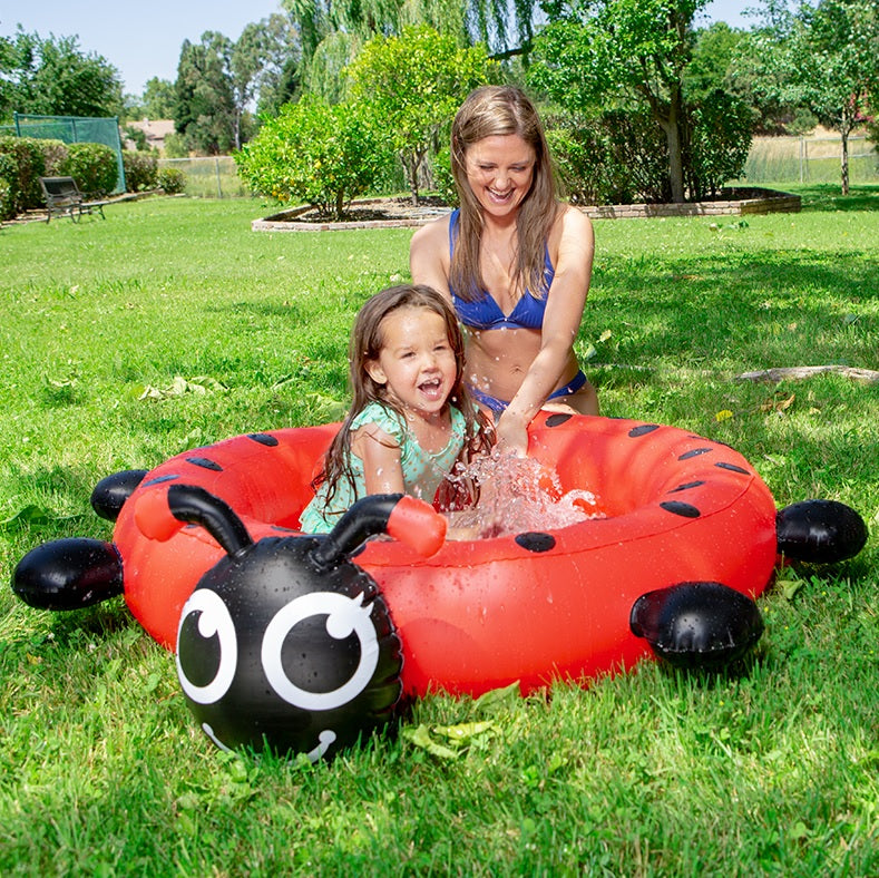 Poolmaster's Inflatable Ladybug Kiddie Pool