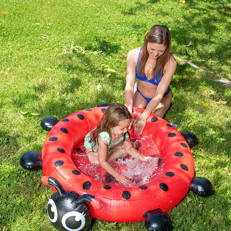 Poolmaster's Inflatable Ladybug Kiddie Pool