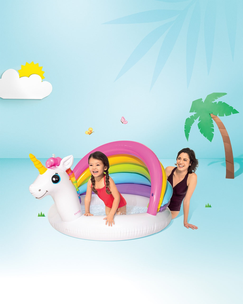 Intex Inflatable Unicorn Baby Pool