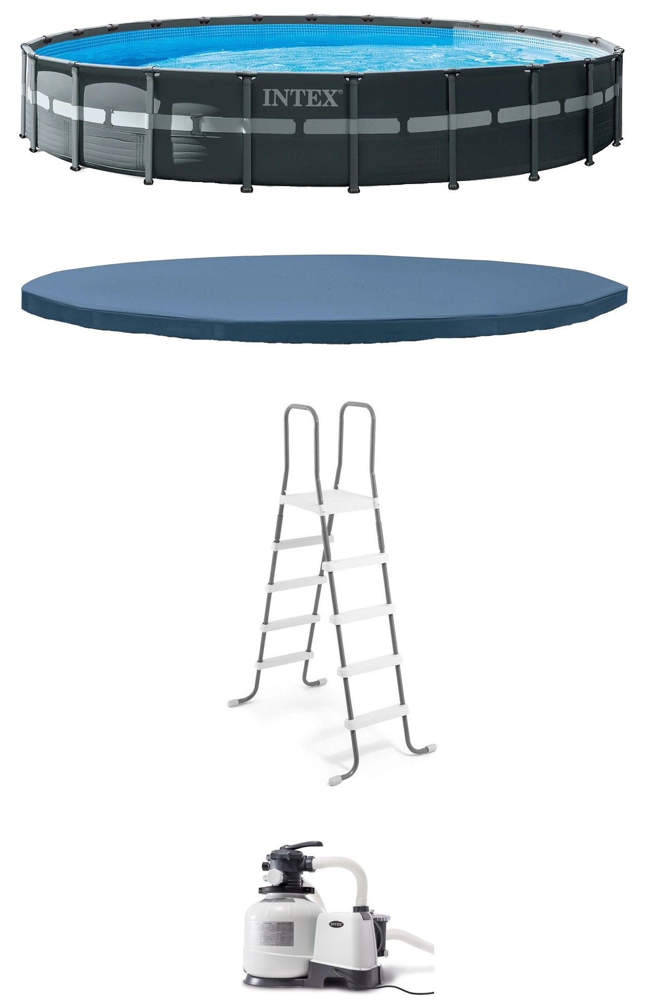 Intex 24' x 52" Ultra XTR™ Frame Pool Set with Sand Filter Pump