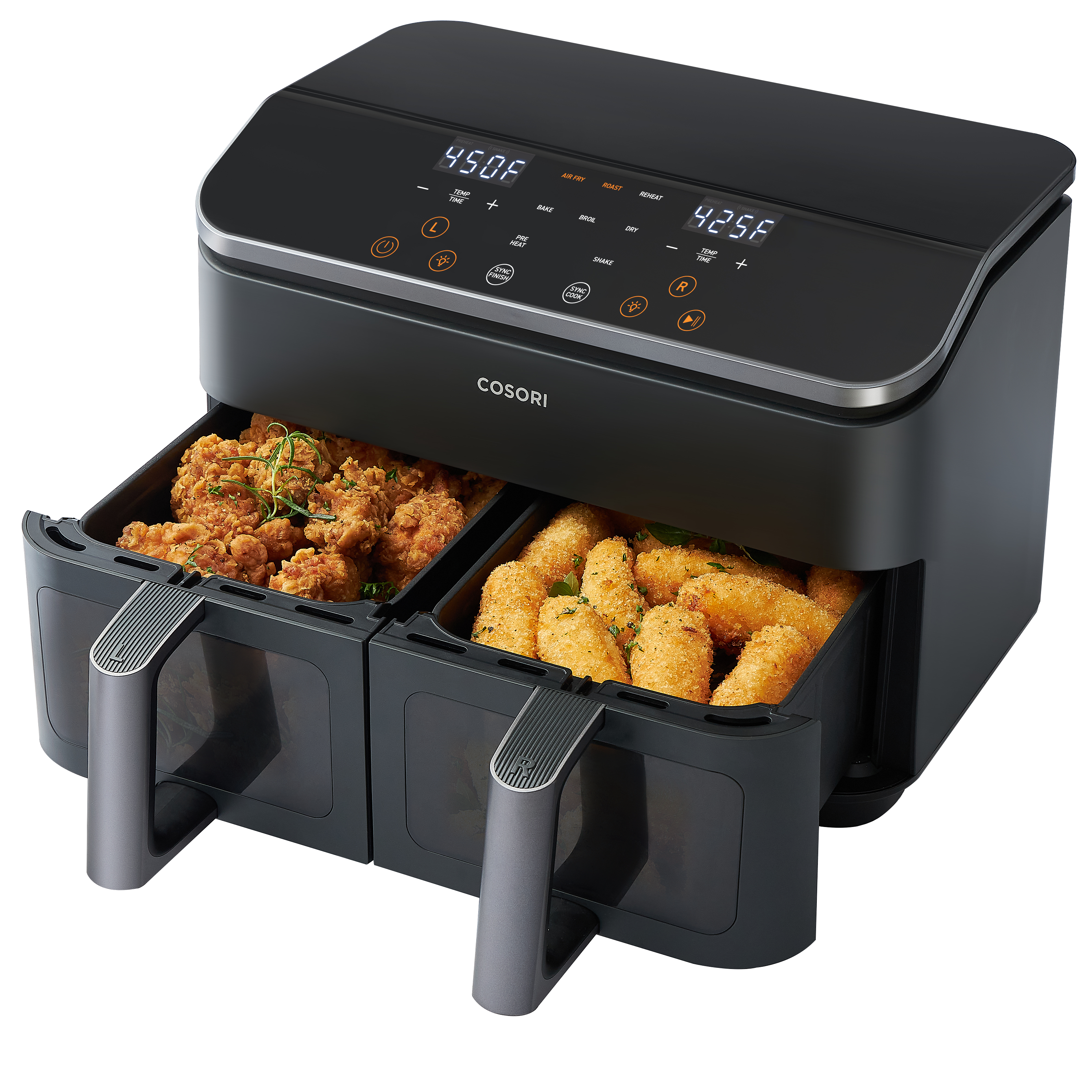 COSORI 9.0-Quart Dual Basket Air Fryer