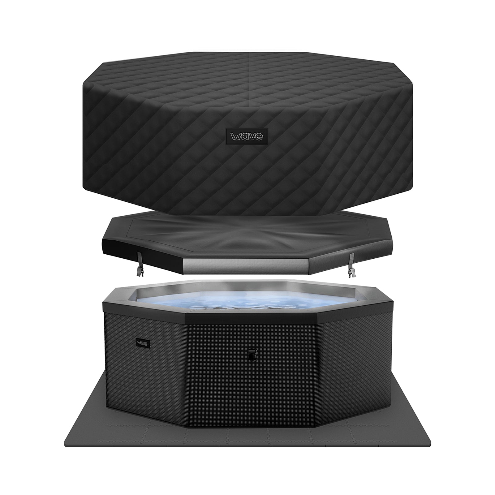 Como | 6-Person Eco Foam Hot Tub | Built-In Integrated Heater | UKCA